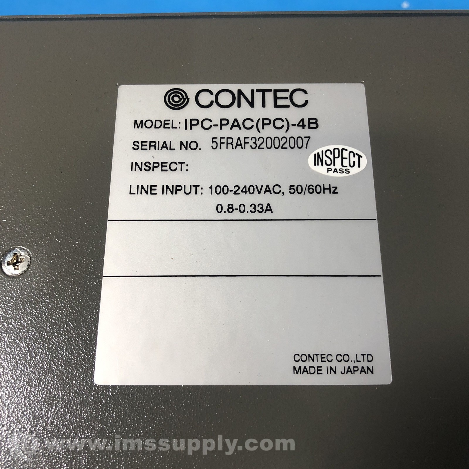 Contec IPC-PAC(PC)-4B Industrial Computer FNIP