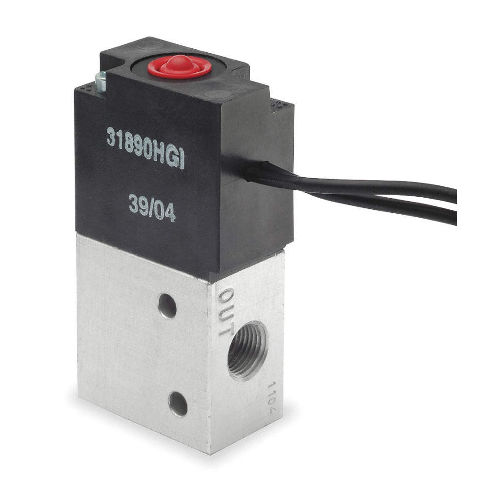 ARO P251SS-120-A Solenoid Air Con Valve,Three-Way,125 psi 6JJ54