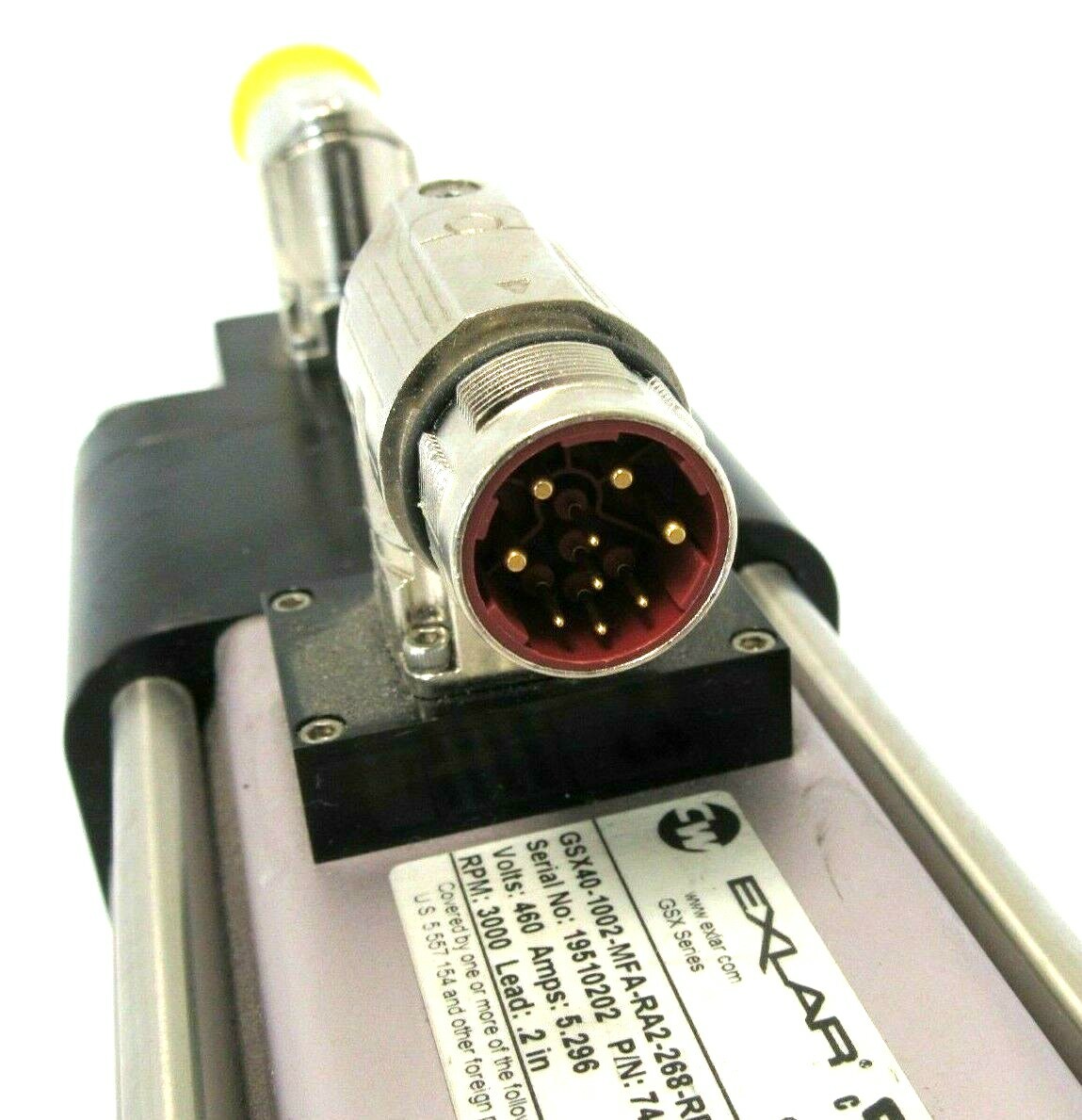 NEW EXLAR GSX40-1002-MFA-RA2-268-RB LINEAR ACTUATOR 460V 74965 3000 RPM