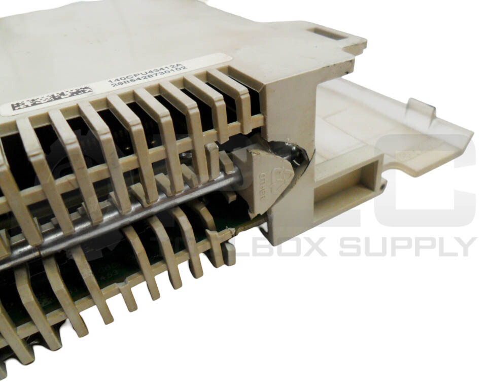 SCHNEIDER AUTOMATION 140 CPU 434 12A MODICON QUANTUM CPU MODULE 2M