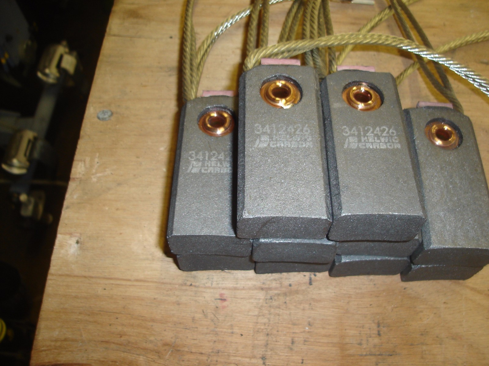 LOT OF 10 NEW HELWIG 3412426 CARBON MOTOR BRUSHES FREE SHIPPING