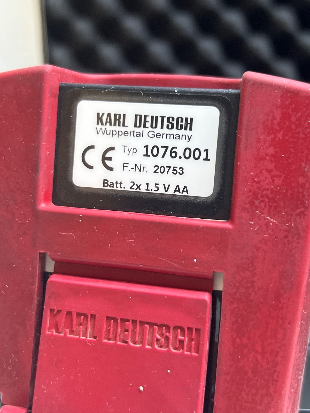 Karl Deutsch 1076.001 Wall Thickness Gauge ECHOMETER 1076 Basic