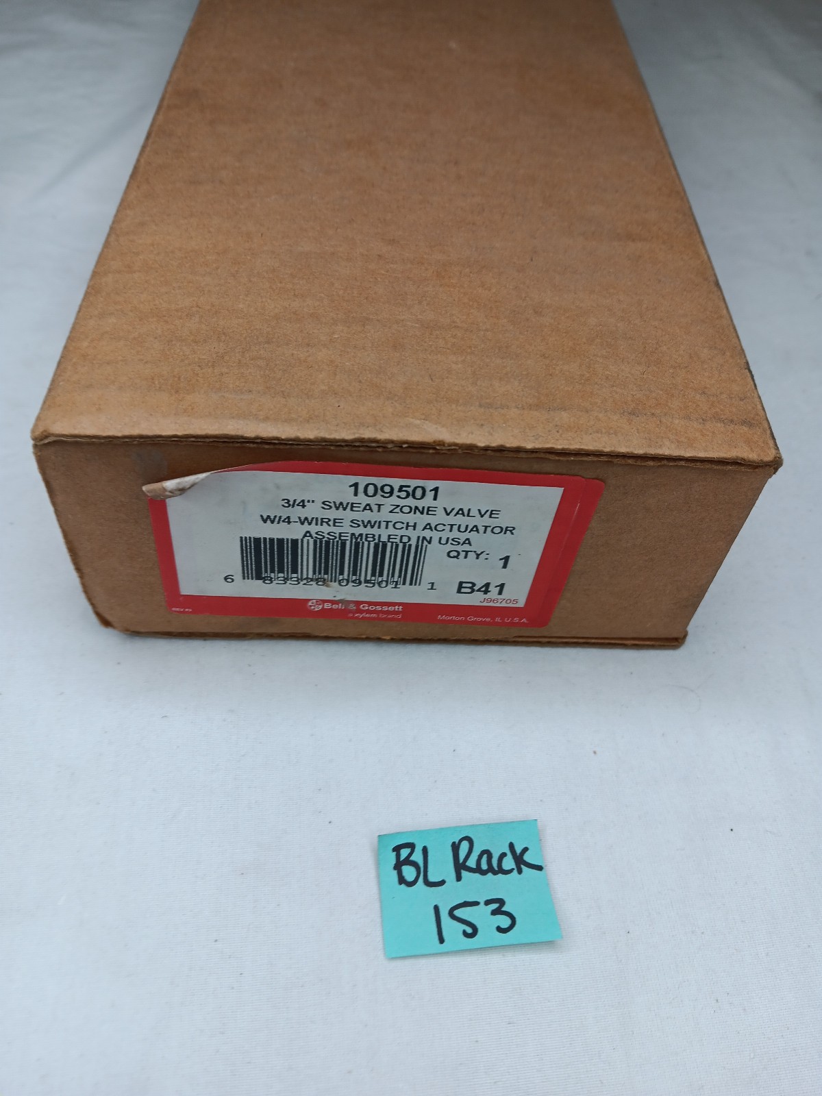 Bell And Gossett 3/4” Sweat Zone Valve Wire Switch Actuator 109501 New-Old Stock