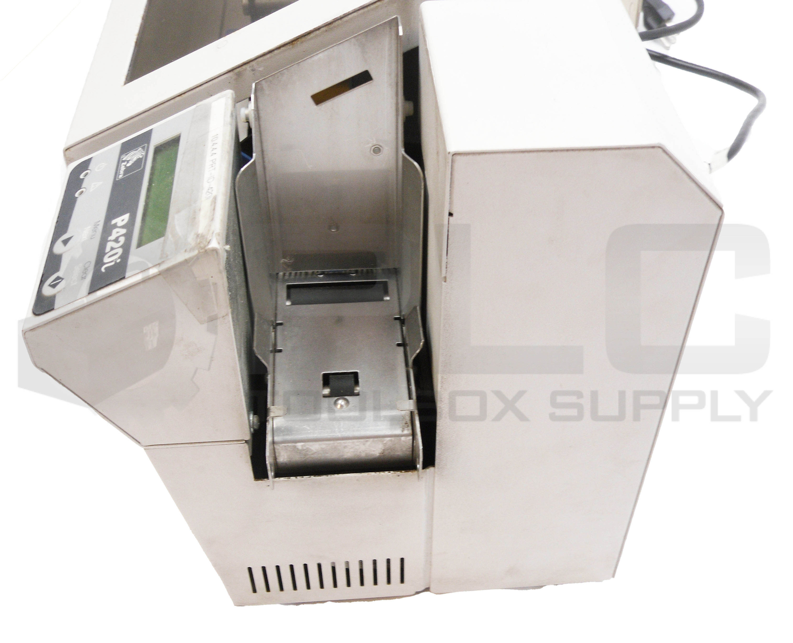 ZEBRA P420I-0000C CARD PRINTER 110-230VAC 0.8-0.4A 50-60HZ P420I *POWERS ON*
