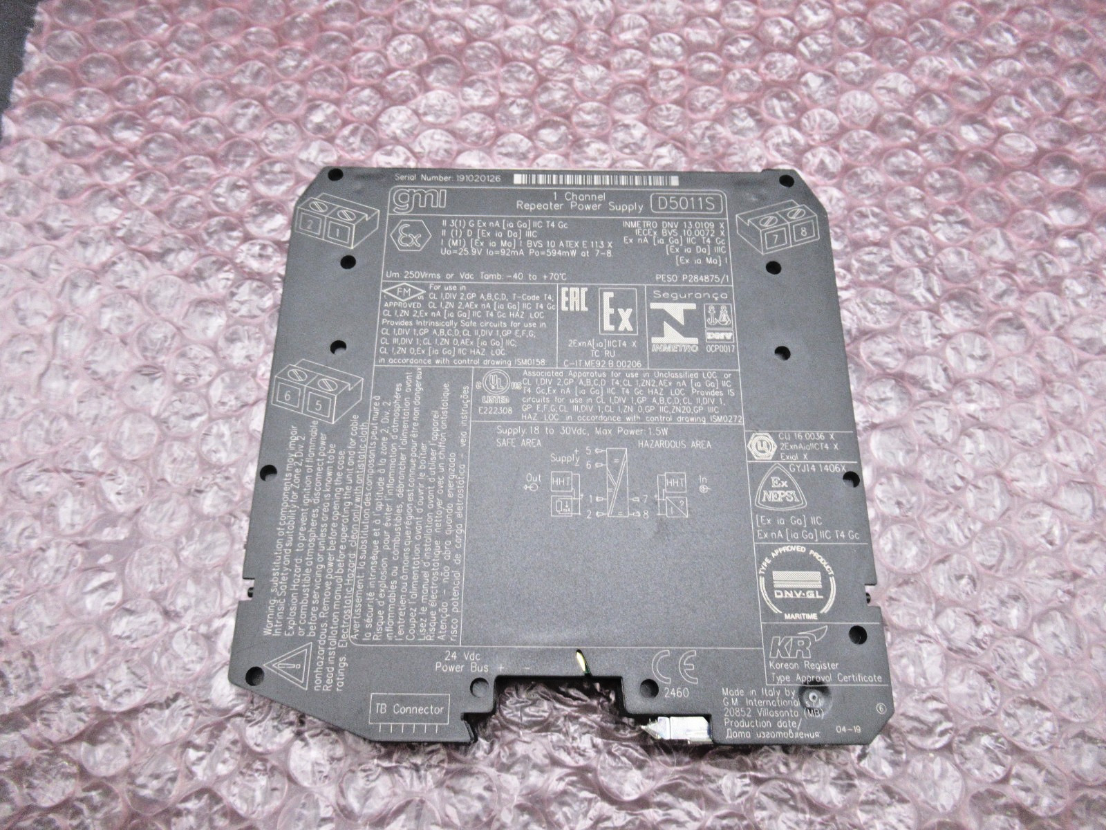 *US SELLER* GM International D5011S One Channel Repeater Power Supply