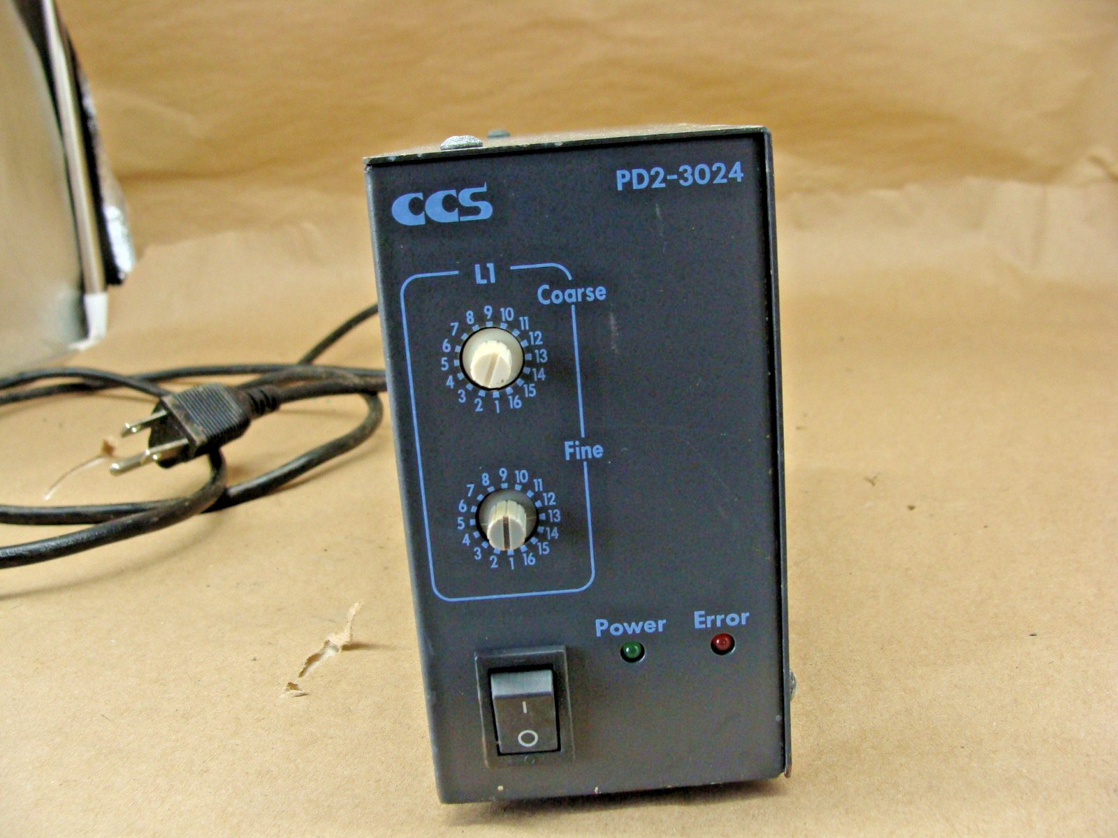 CCS LIGHT SOURCE LED POWER SUPPLY PD2-3024(A) 100-240V W/POWER CORD
