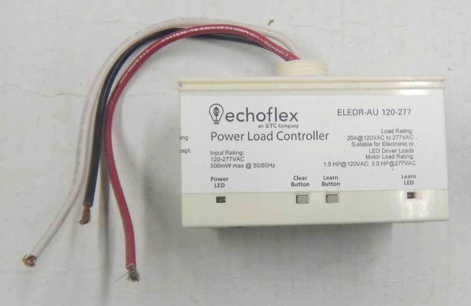 Echoflex ELEDR-AU Power Load Controller 120-277V 20A Relay NEW