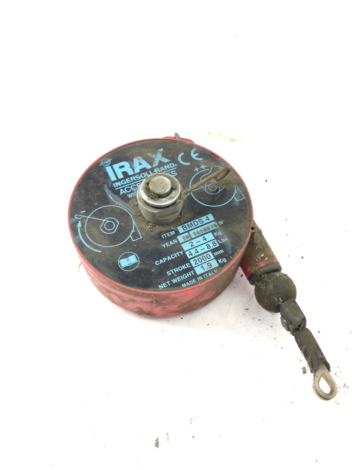 USED IRAX Ingersoll-Rand BMDS 4 Cable Balancer, 4.4-8.8 LBS, RED, FAST SHIP B362