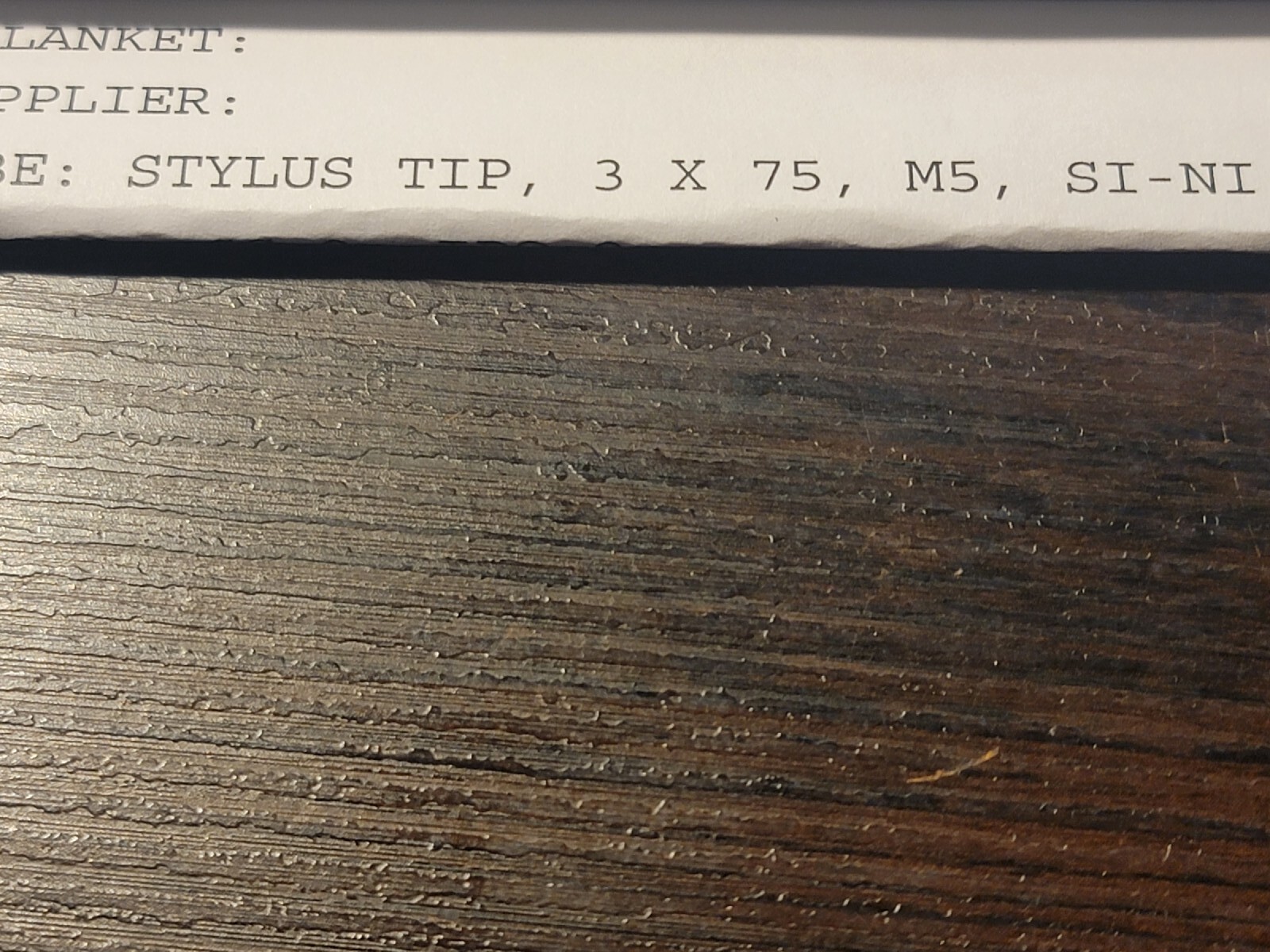 ITP STYLI M5 # STHM5S3011075/45,0 NEW FREE SHIP LOC E1