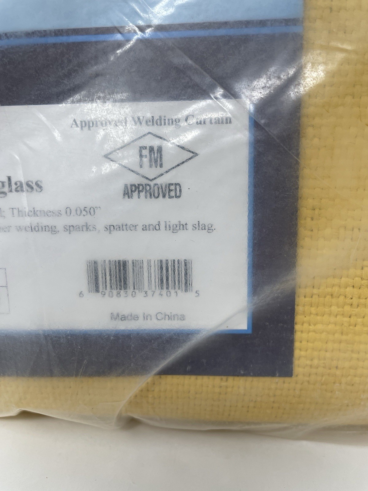 Steiner 374-10X10 Golden Glass 28 oz Acrylic Fiberglass Welding Blanket Curtain