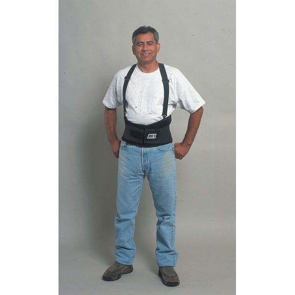 Ok-1 Ok-200S-Xl Back Support W/Suspenders, Contoured, Xl