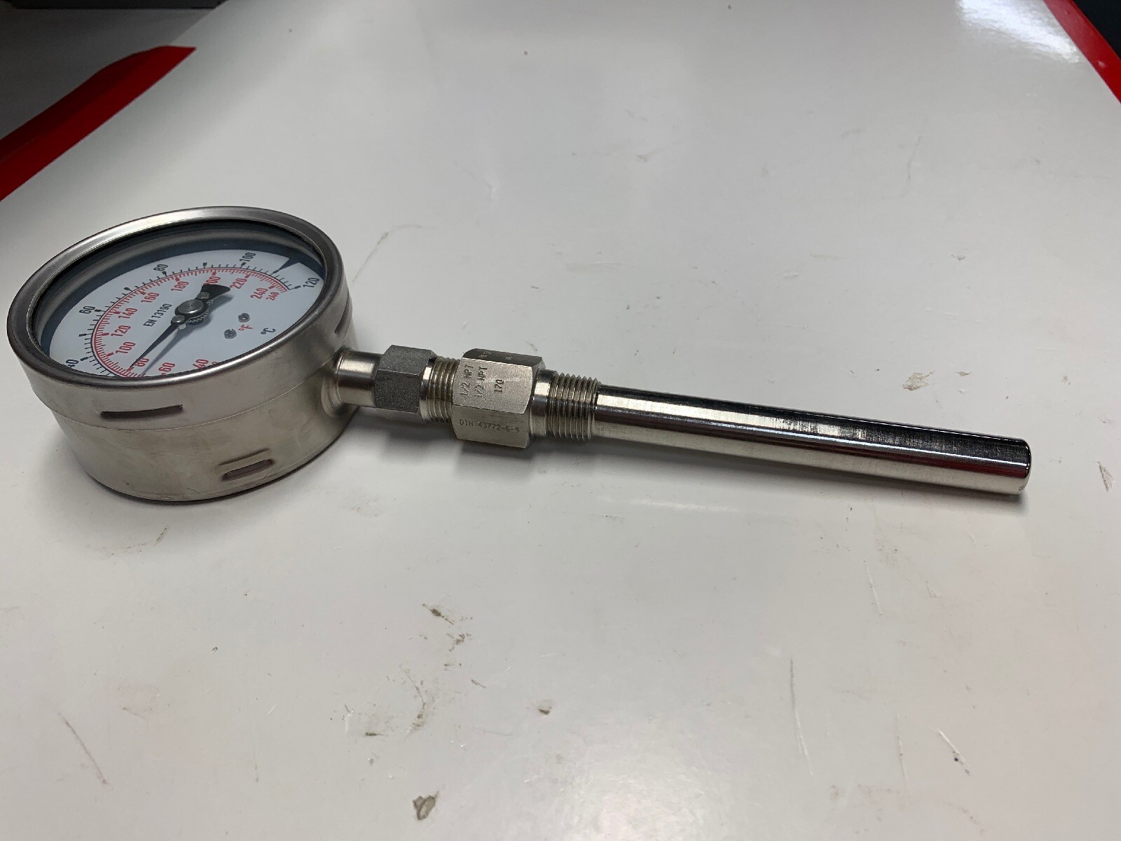 WIKA EN 13190 Gas Actuated Thermometer 0-120C *Warranty~Fast Shipping*
