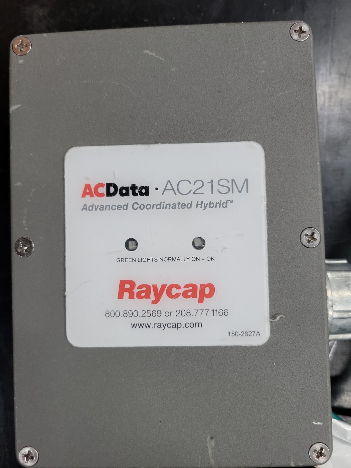 1- Raycap ACDATA AC21SM-PL, TYPE 2 Surge Protection 200A MAX, 240V MAX ~ USED