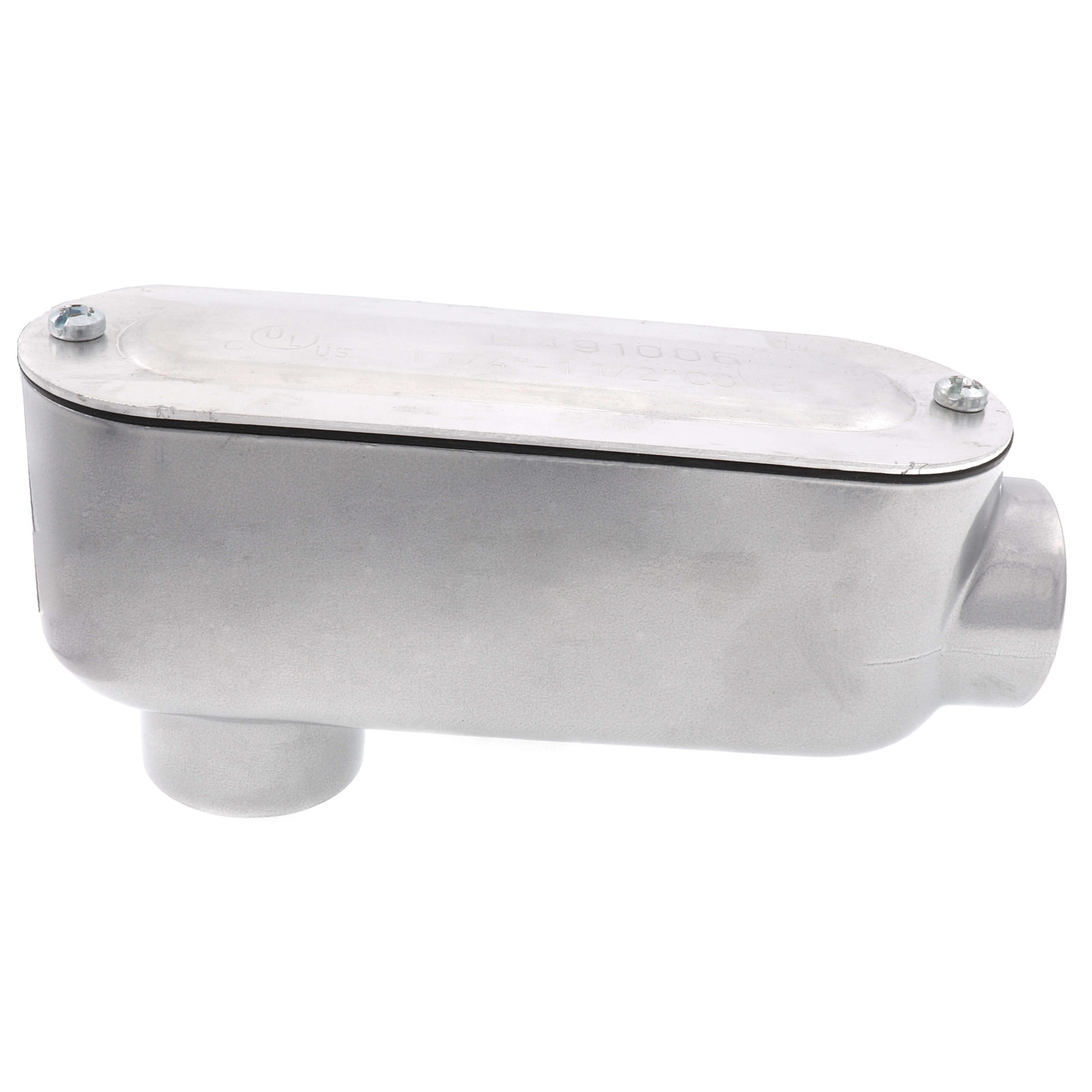 Southwire LB4CG Type LB Conduit Body, 1-1/4 In Hub, Aluminum, Cover & Gasket