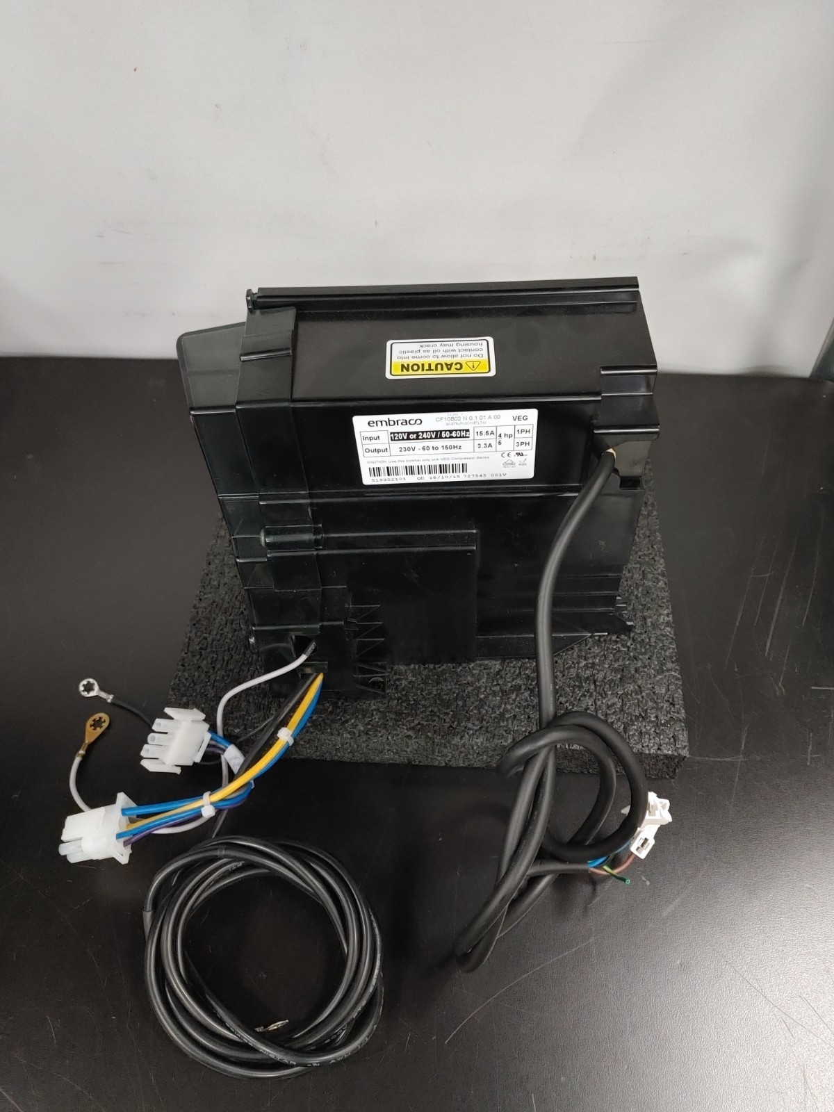 EMBRACO CF10B02 Variable Speed Compressor Electronic Inverter