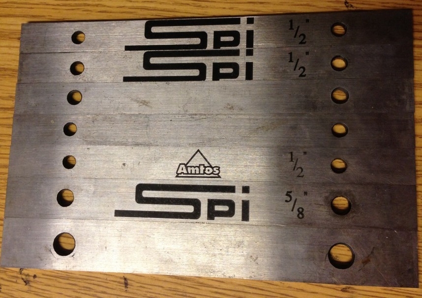 SPI/Amtos parallel set 1/2″ (5x), 5/8″ (1X), 3/4″ (1X), Shipsameday #1325A12