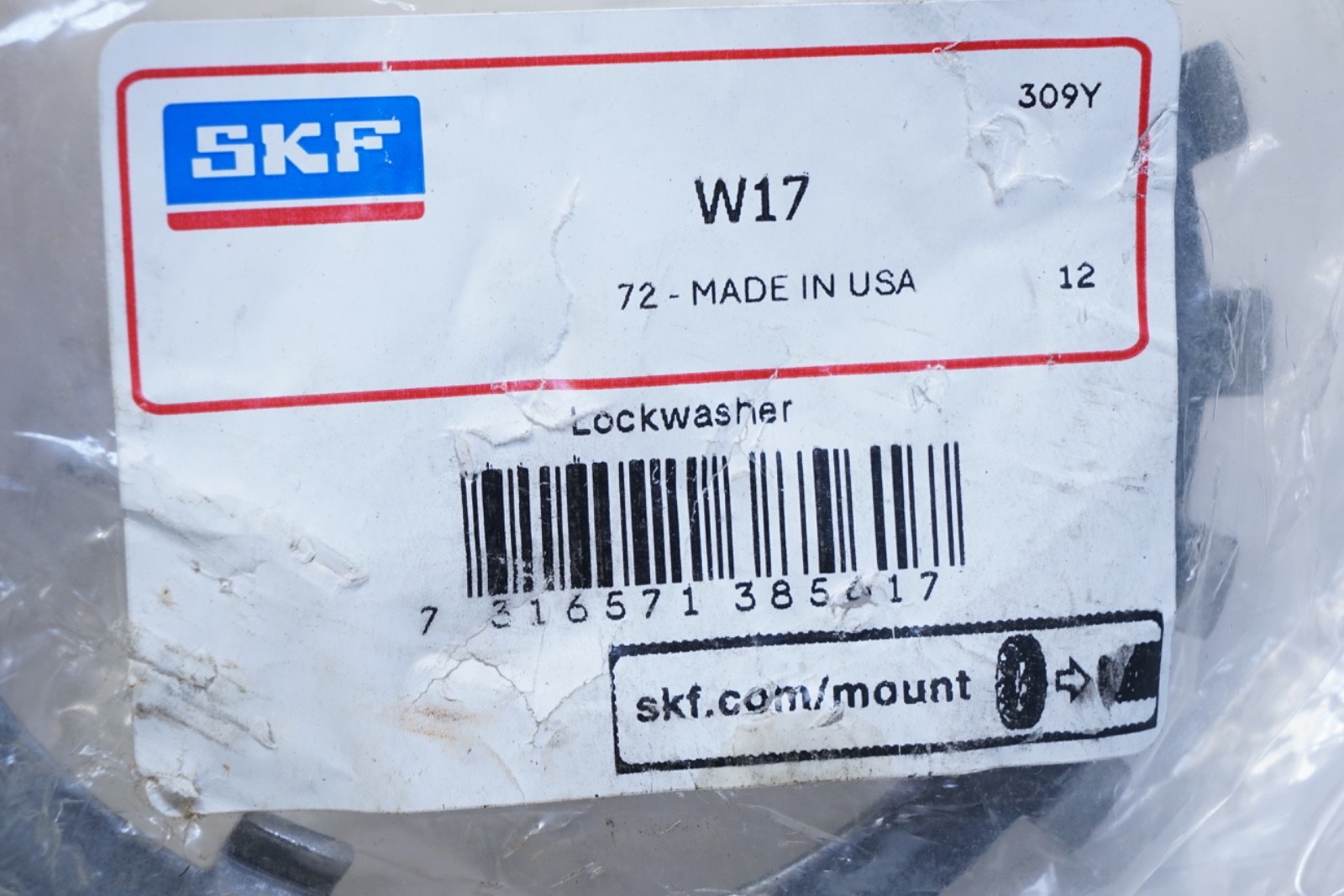 New SKF AN 17 Lock Nut & W 17 W Series Bearing Lock Washer Ships FREE