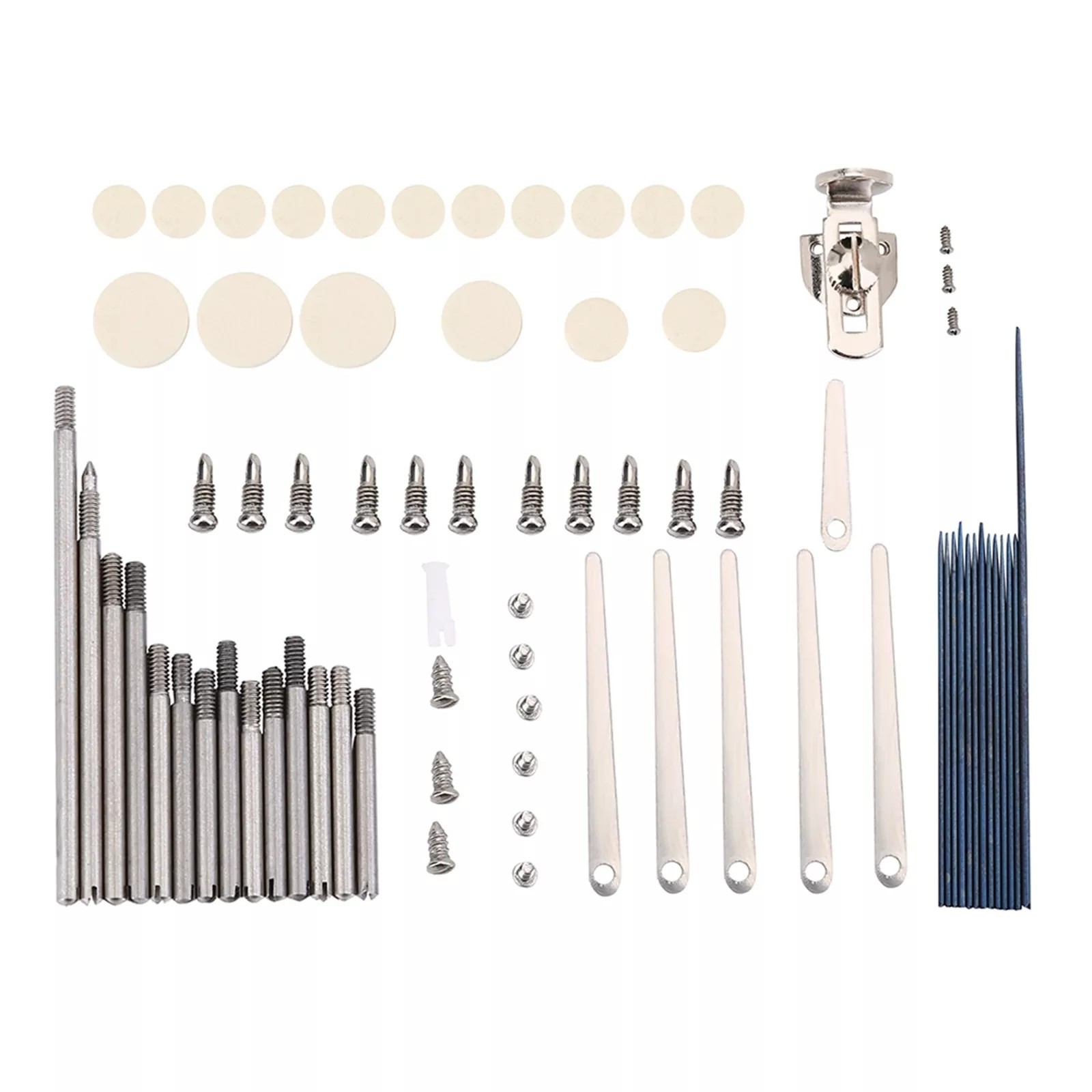 Complete Clarinet Repair Parts Kit-Screws,Pads,Springs,and Tools