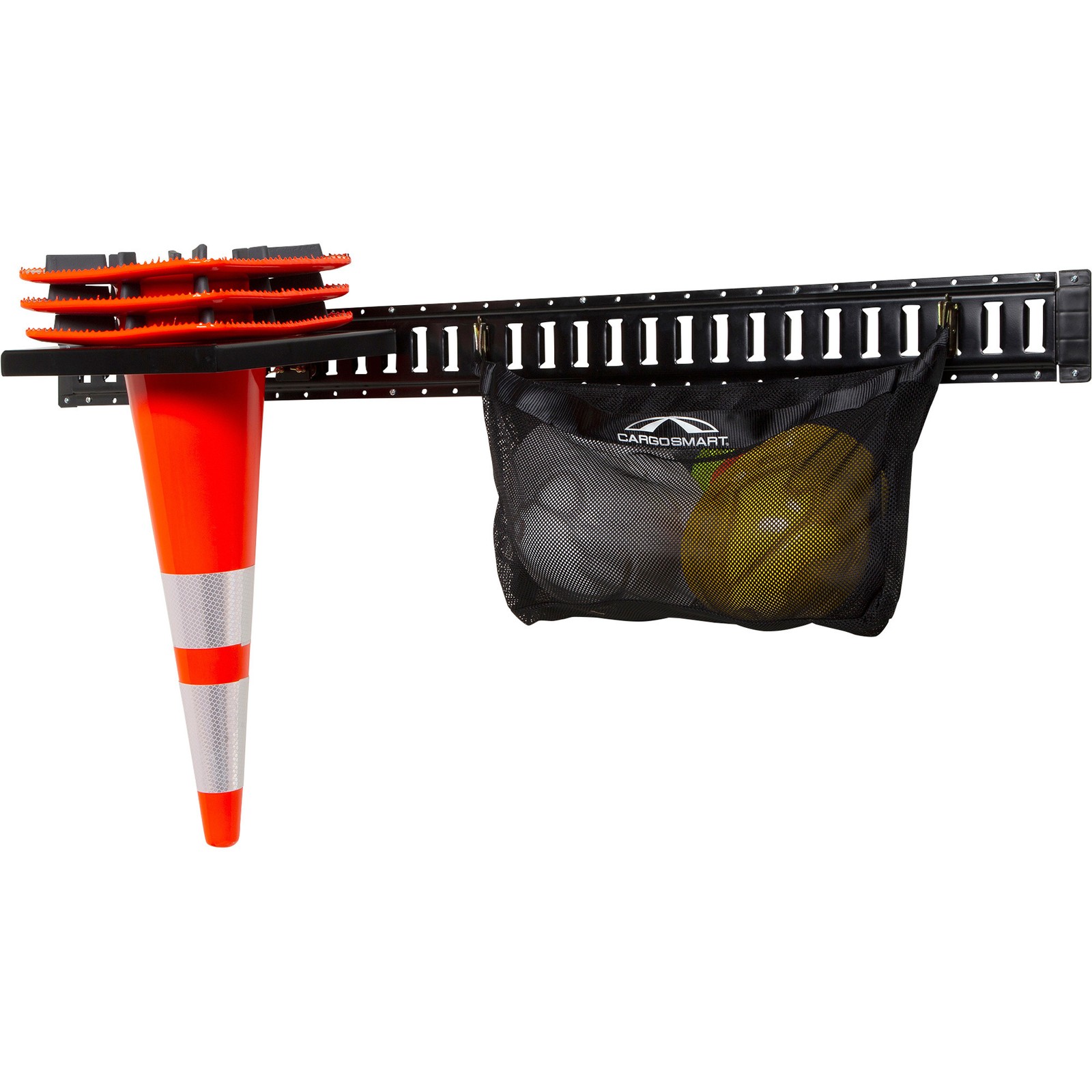 CargoSmart E-Track Rail, 60in., Matte Black, Model# 6650