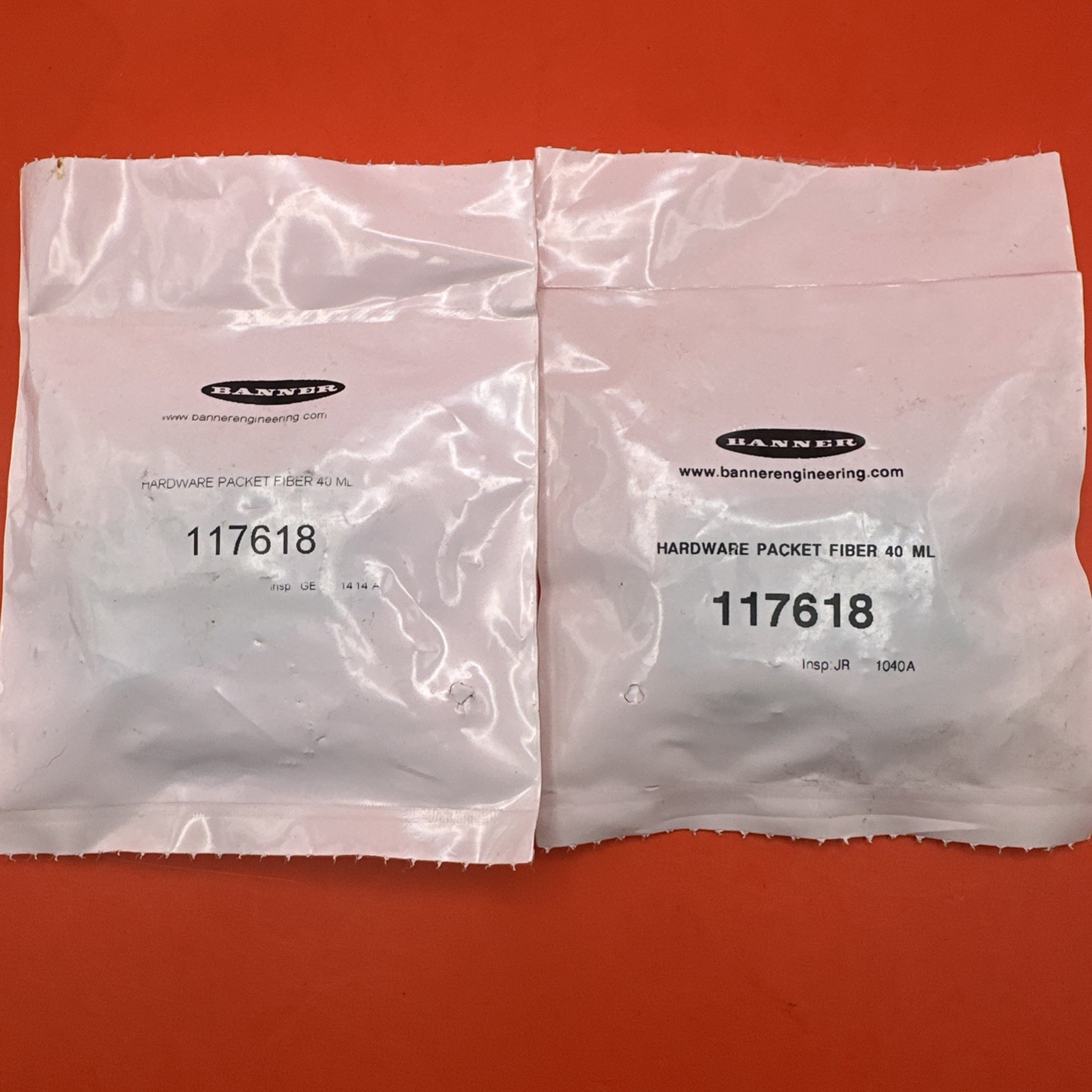LOT OF 2 – Banner 117618 Cutting Device PFC-4 Hardware Packet Fiber 40ml