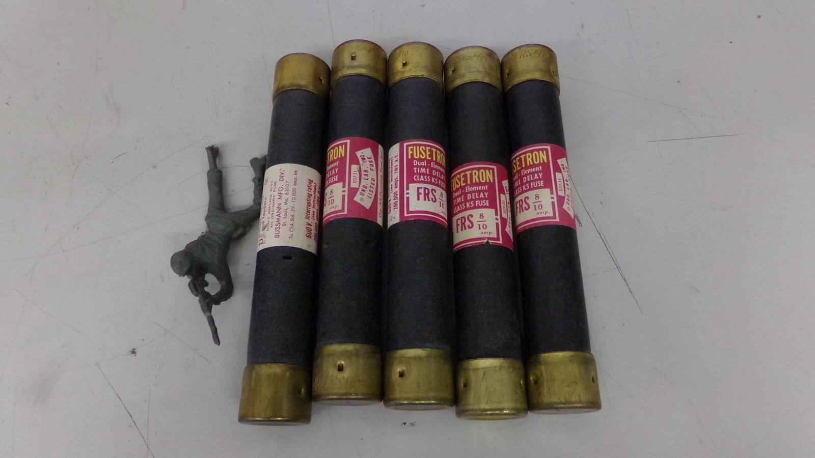 Fusetron FRS-R-8/10 Fuses, Lot of 5 *FREE SHIPPING*