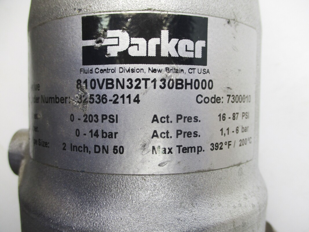 PARKER 810VBN32T130BH000 0-203PSI NSNP