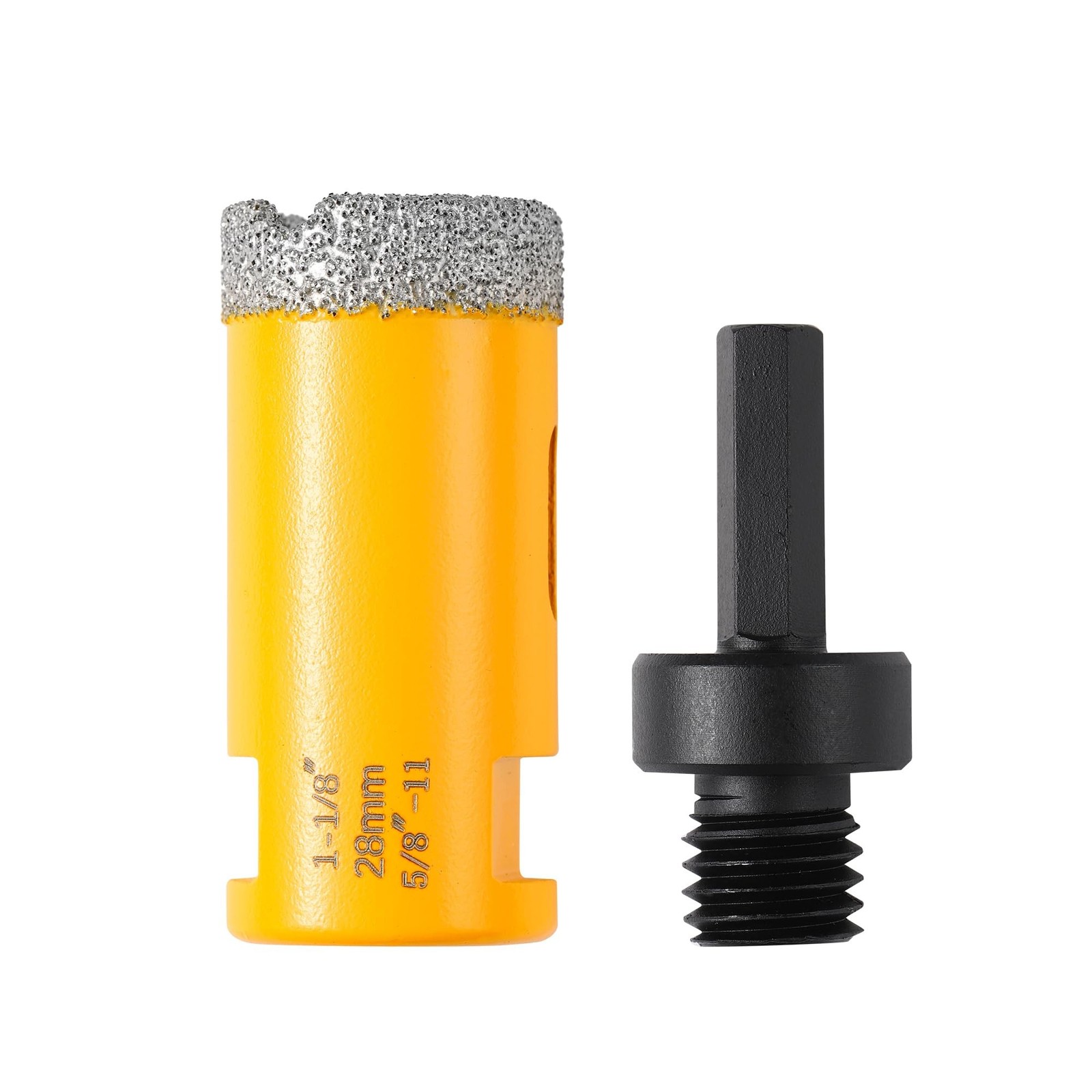 14Pcs Diamond Tile Hole Saw Kit,6/6/8/20/25/35/50/75/100MM Core Drill Bits Se…