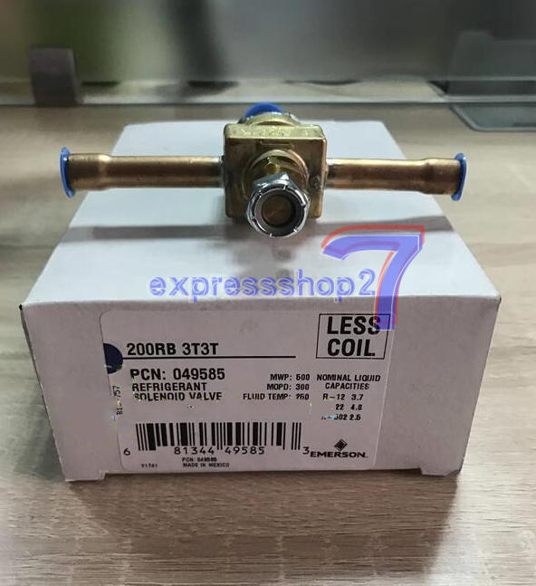 One Emerson 200RB 3T3T Solenoid Valve Fast delivery 200RB3T3T New