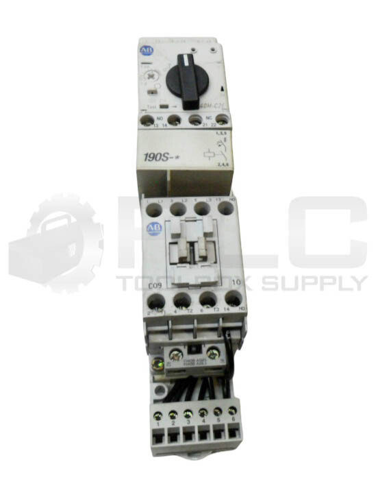 ALLEN BRADLEY 190S-AND2-CB16C /A STARTER W/ 100-C09*10 /A W/ 140M-C2E-B16 /A