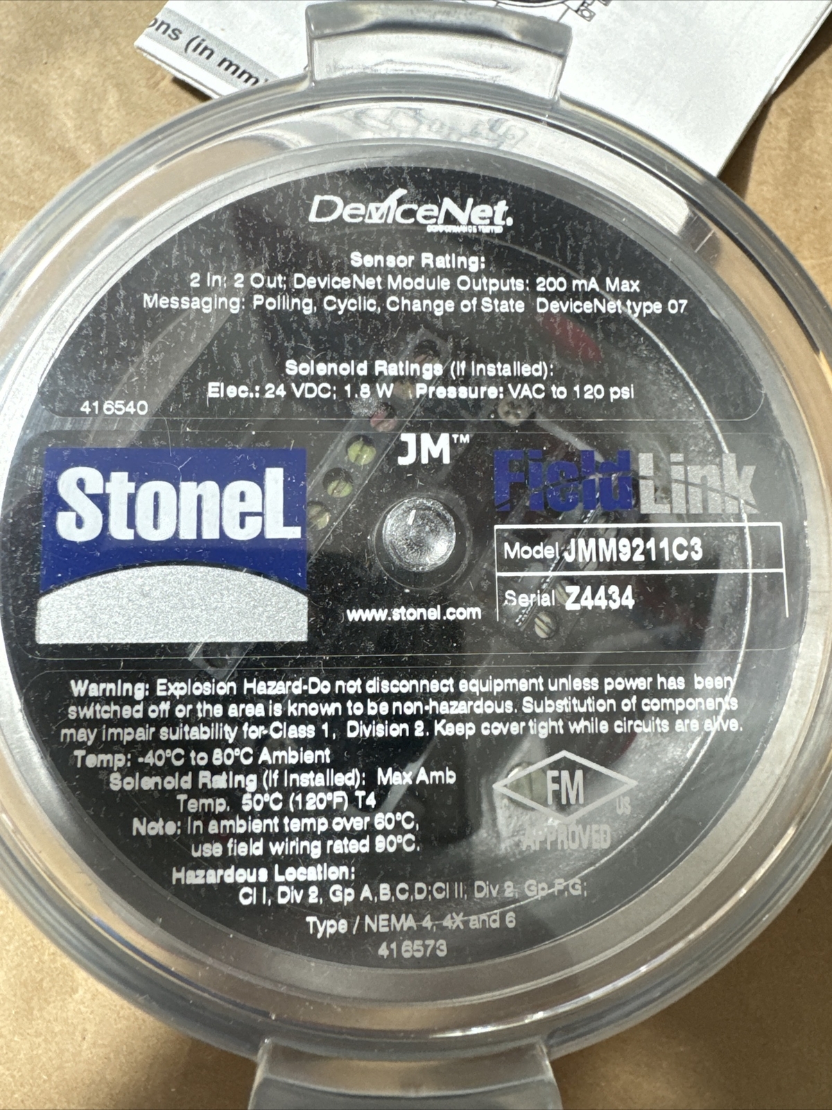 New Stonel JMM9211C3 Field Link Device NNB Warranty Fast Shipping 🇺🇸