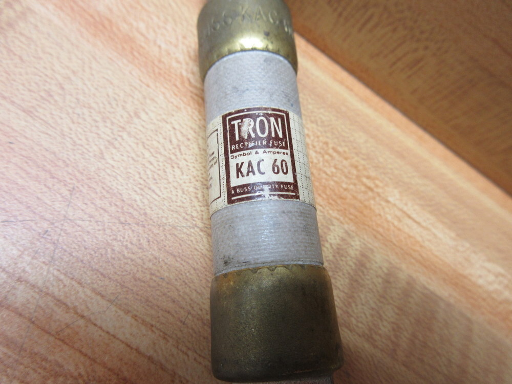 Buss KAC-60 Bussmann Fuse Cross Ref 4TWT1 Tested