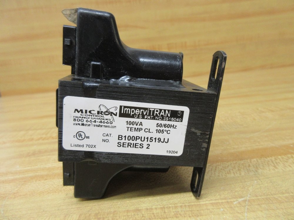 Micron Control Transformer B100PU1519JJ Control Transformer
