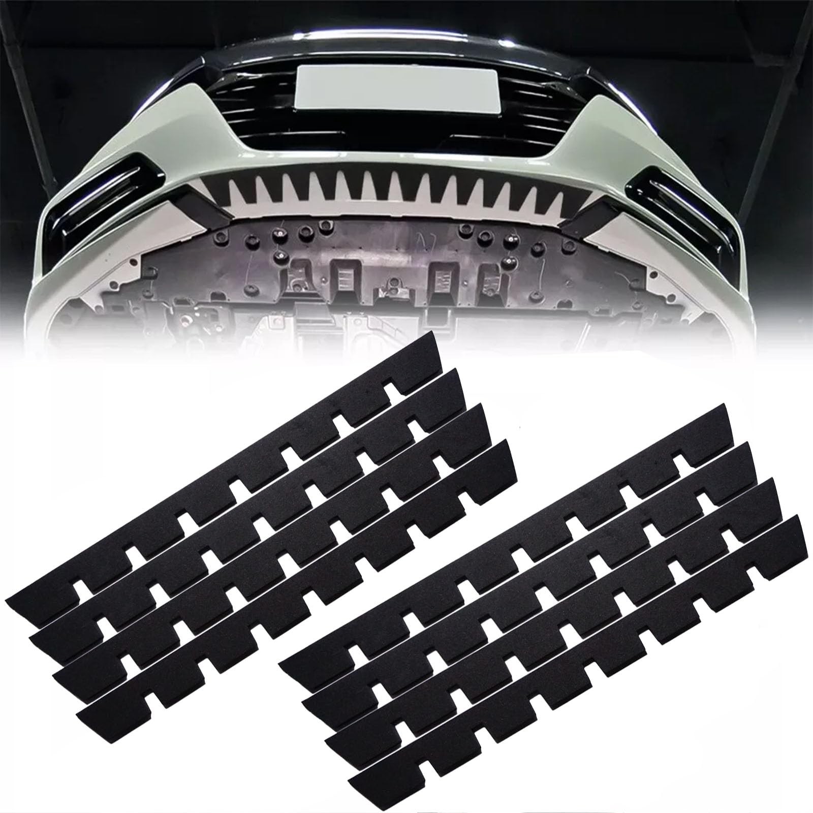 Universal Front Bumper Scrape Guard Skid Plate Protection for Lowered Cars, P…