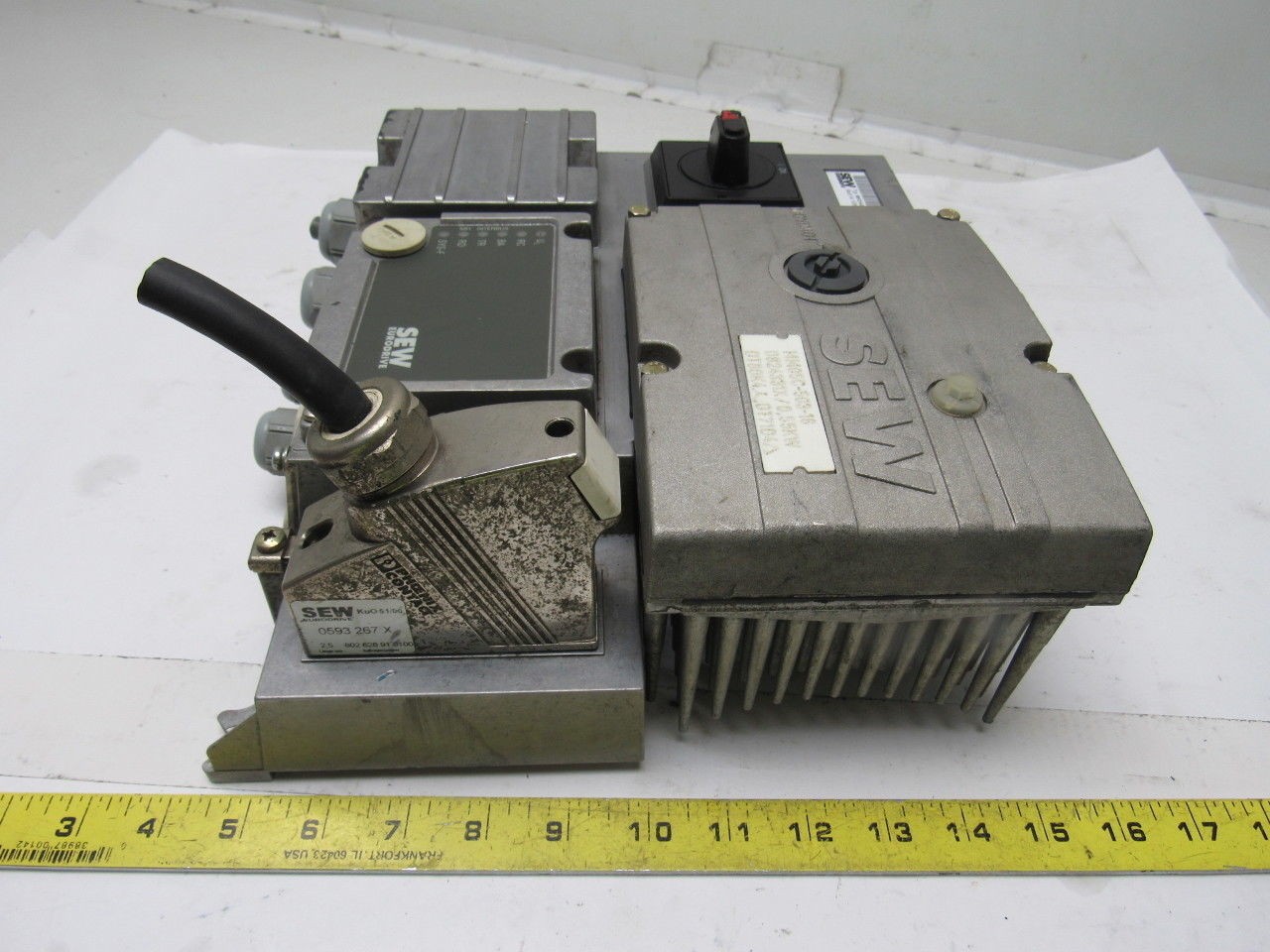 Sew Eurodrive MFI21A/MM05/Z18A Movimot 0.55Kw Field Distributor Wye-Delta Conn.