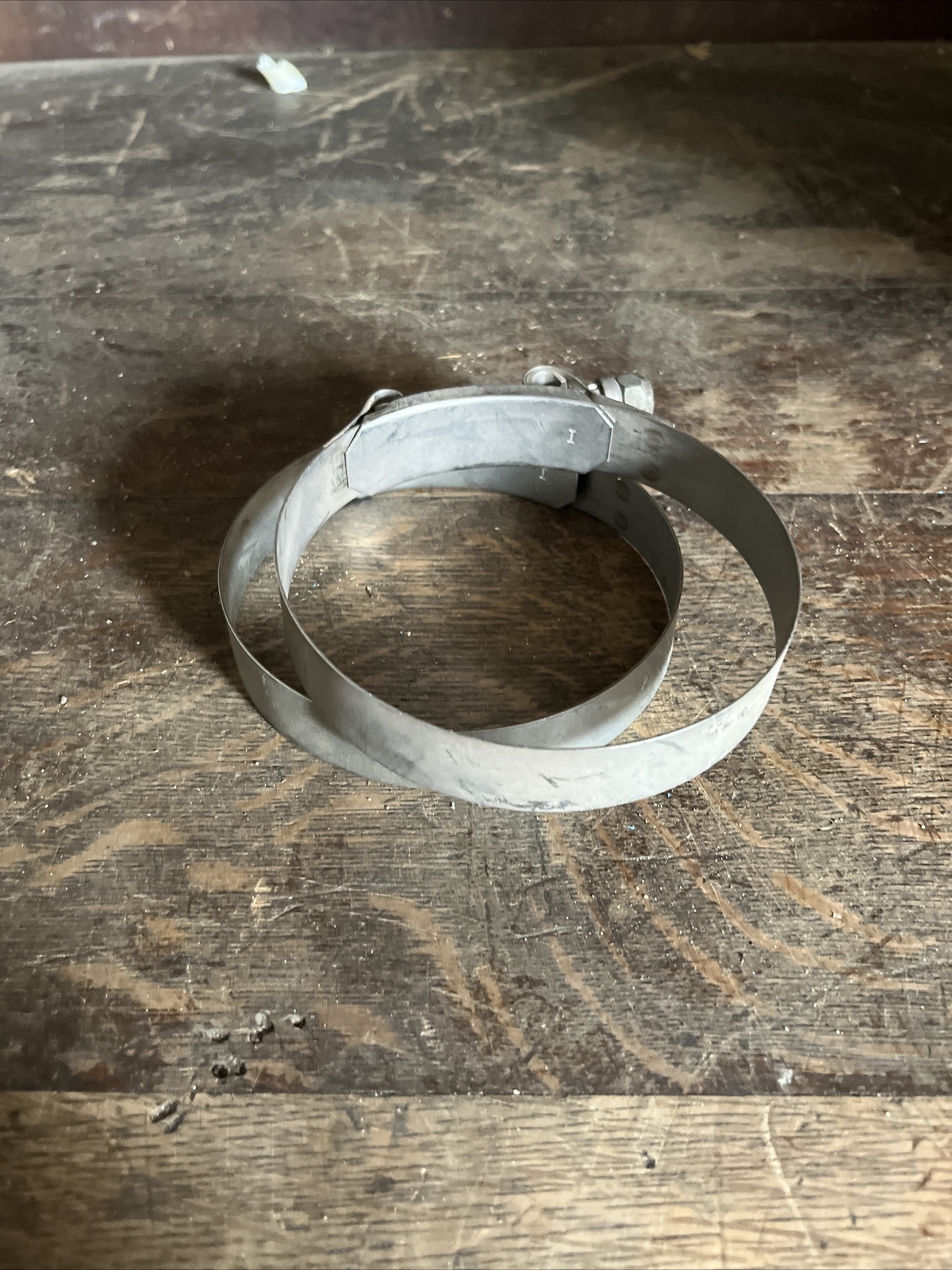 2 NOS Voss TCS-400 4″ x 3/4″ T-Band Stainless Steel Hose Clamp