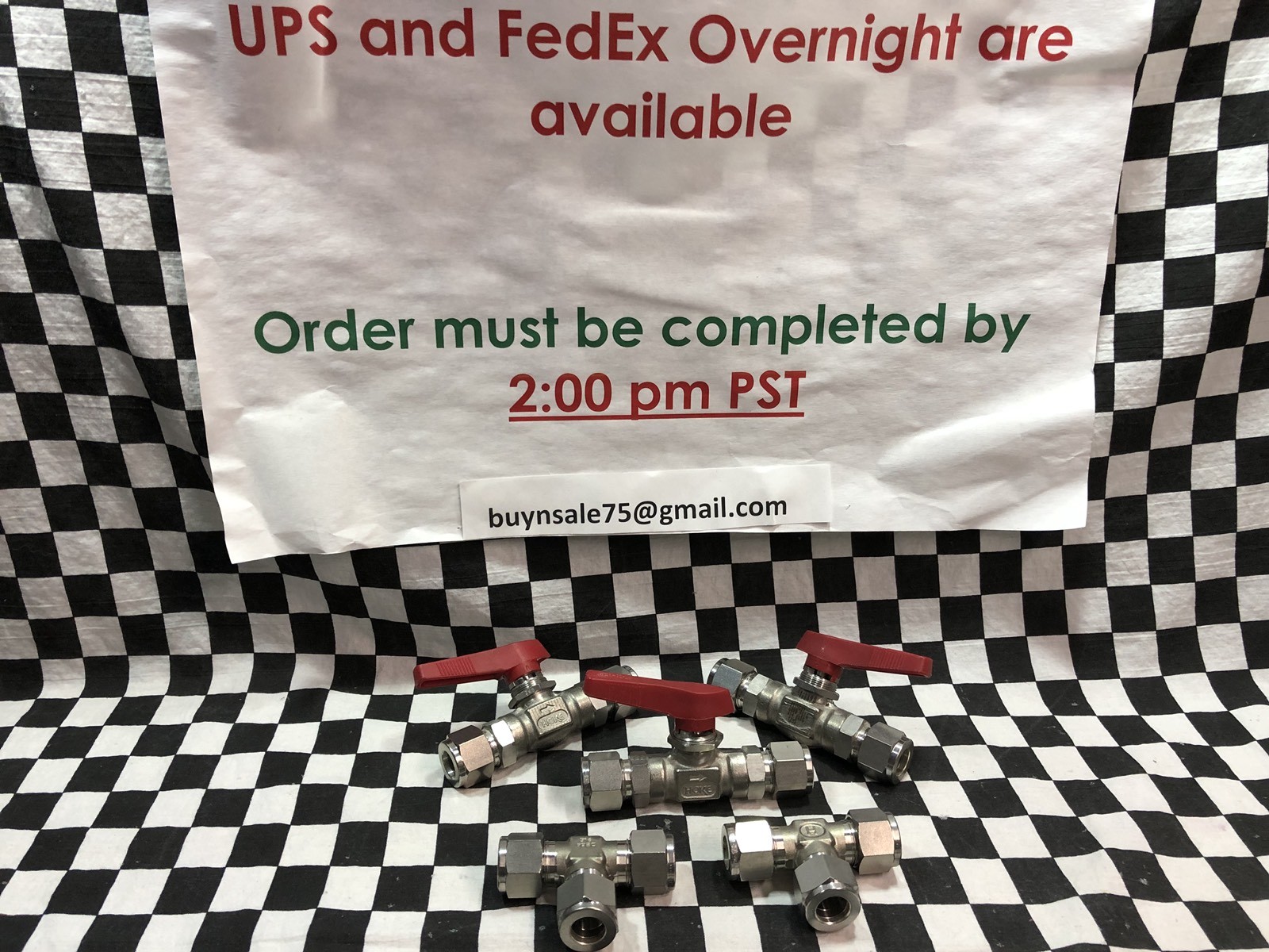 LOT OF 5 HOKE BALL VALVE & TEE UNION 1/2″, 7115G8Y & 8TTT SHIPSAMEDAY
