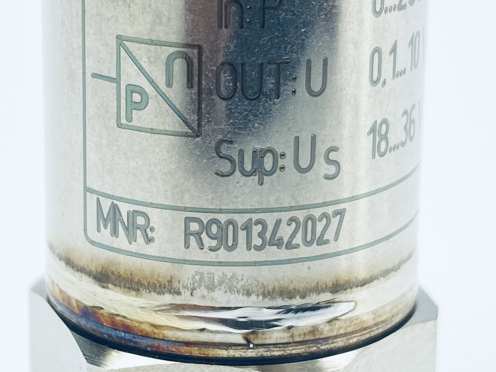UNUSED REXROTH R901342027 PRESSURE TRANDSDUCER SENSOR 0-250BAR HM20-20/250-H-K35