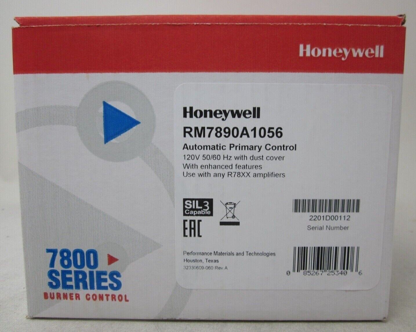 1pc Honeywell RM7890A1056 Brand New Flame burning controller Free Shipping