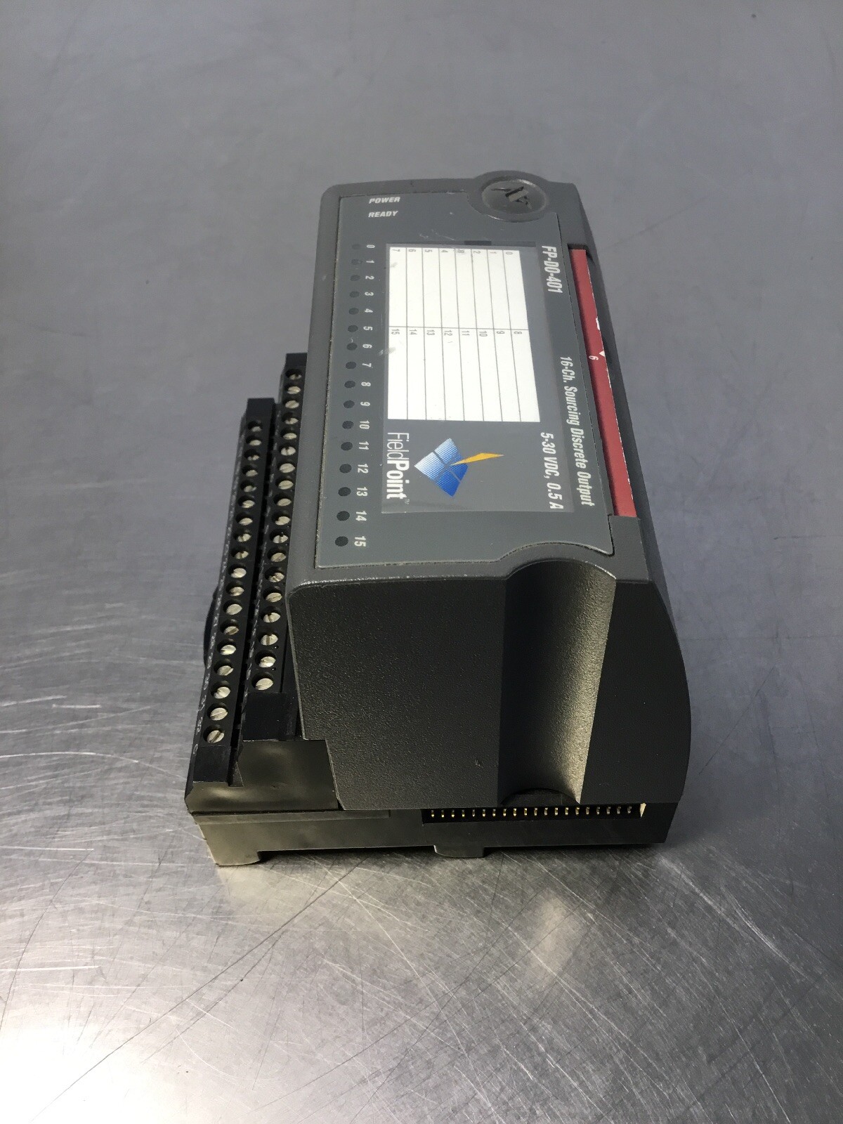 NATIONAL INSTRUMENT FIELD POINT FP-DO-401 16-CH. SOURCING DISCRETE OUTPUT 3D-8