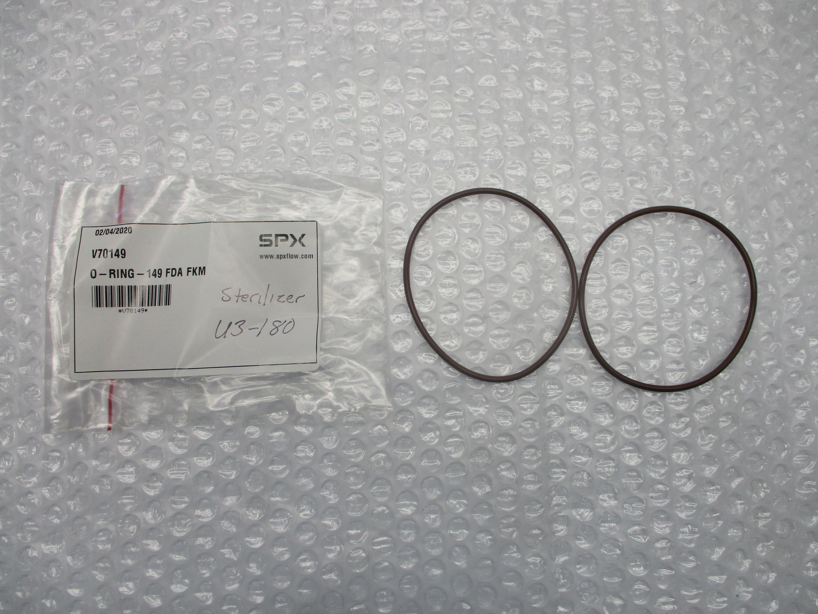 SPX FLOW 149FDA V70149 O-RING PKG OF 2 NSMP.