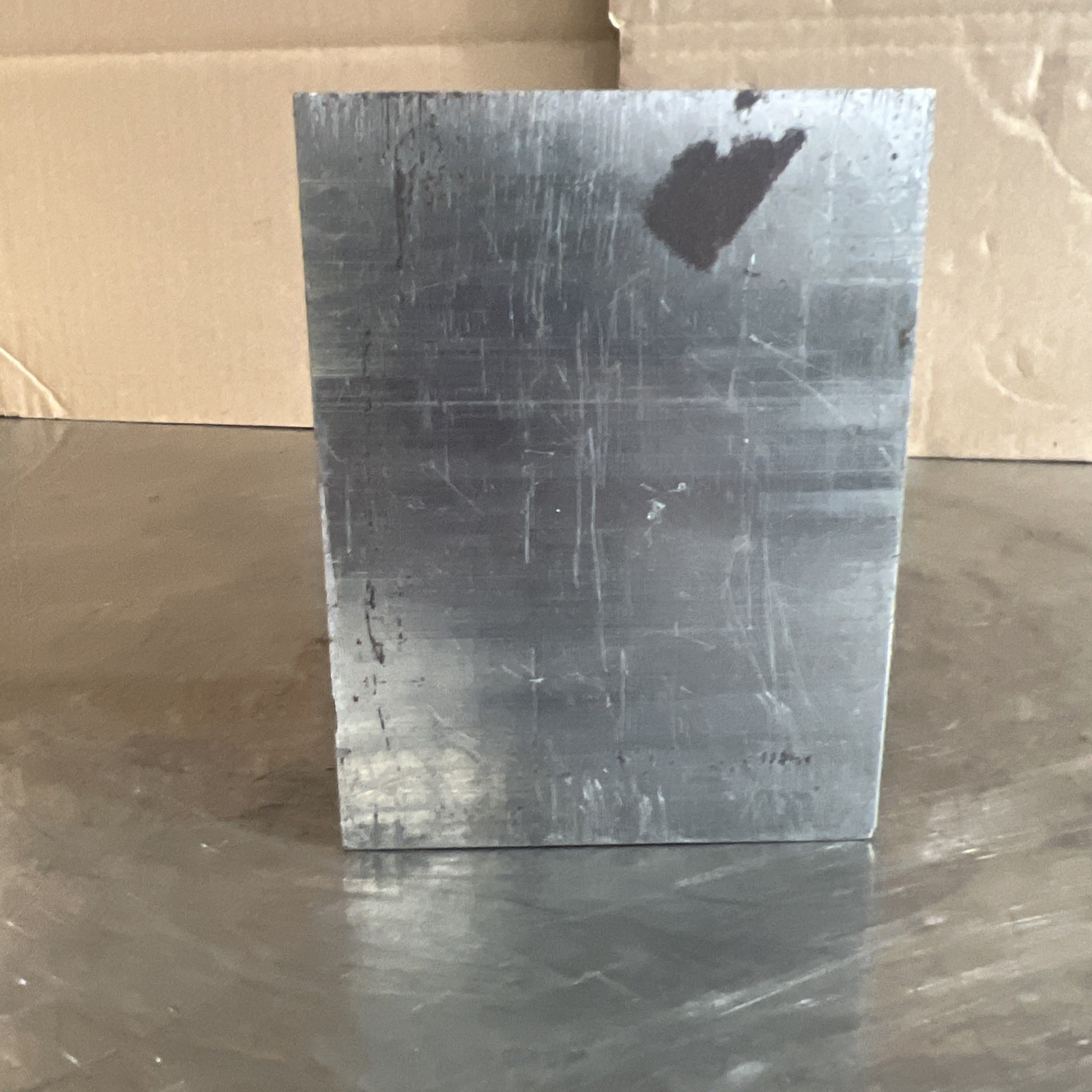 Machinist Tool, Angle Plate With Threaded Holes, Steel, Used Surplus