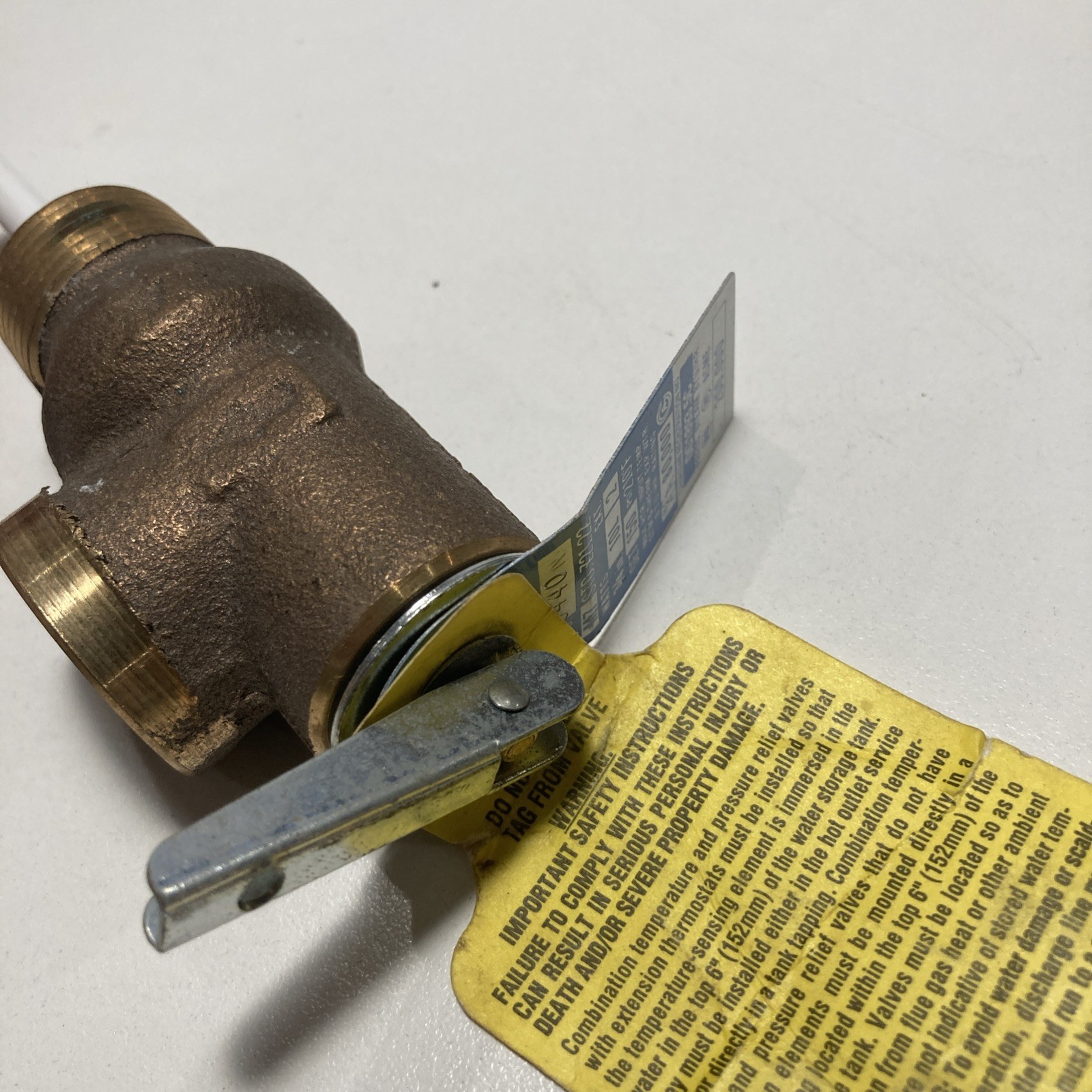 Watts Regulator M7 STD.Z21.22 3/4in Relief Valve 150PSI 210F