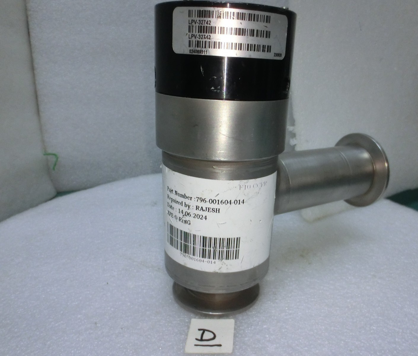 MKS HPS LPV-32742 Vaccum Valve,Used,~97485