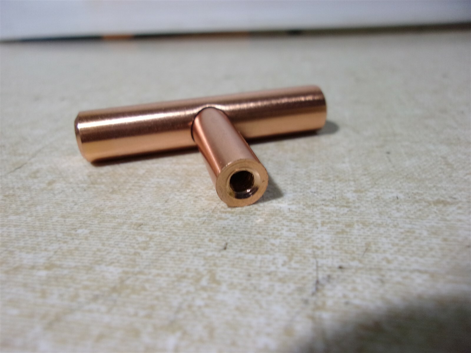 NEW Copper Drawer Pull Handle PS201SSF *FREE SHIPPING*