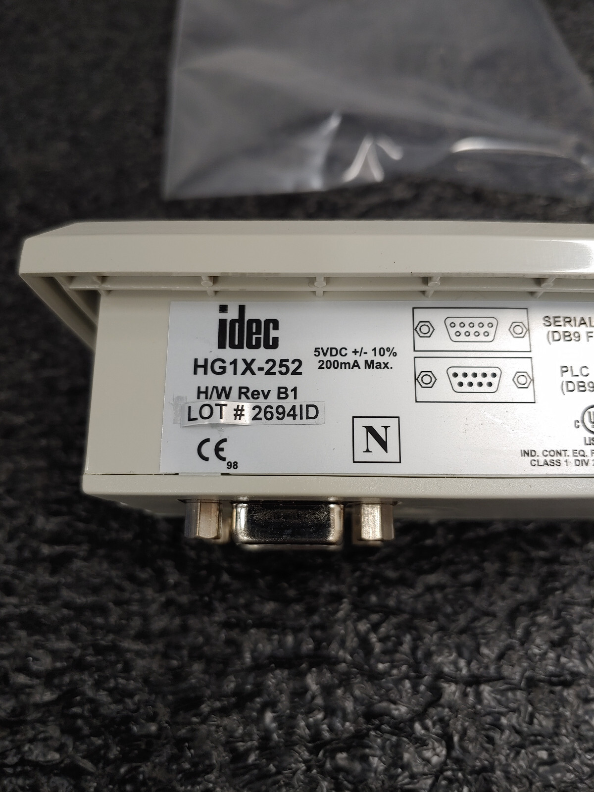 IDEC HG1X-252 Numeric Operator Interface