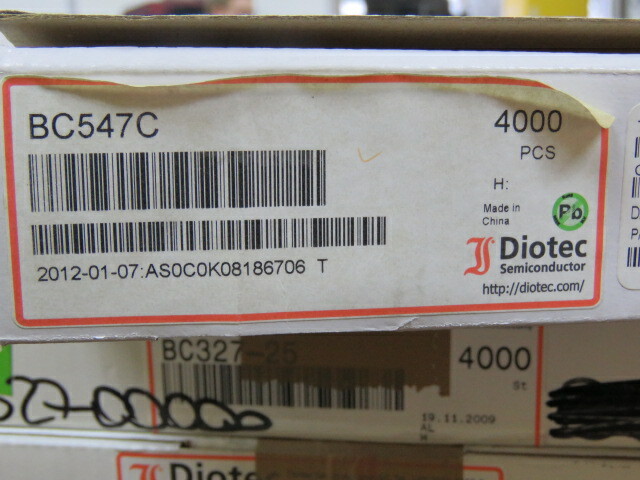 DIOTEC SEMICONDUCTOR BC547C Qty of 300 per Lot Bipolar (BJT) Transistor NPN 45V