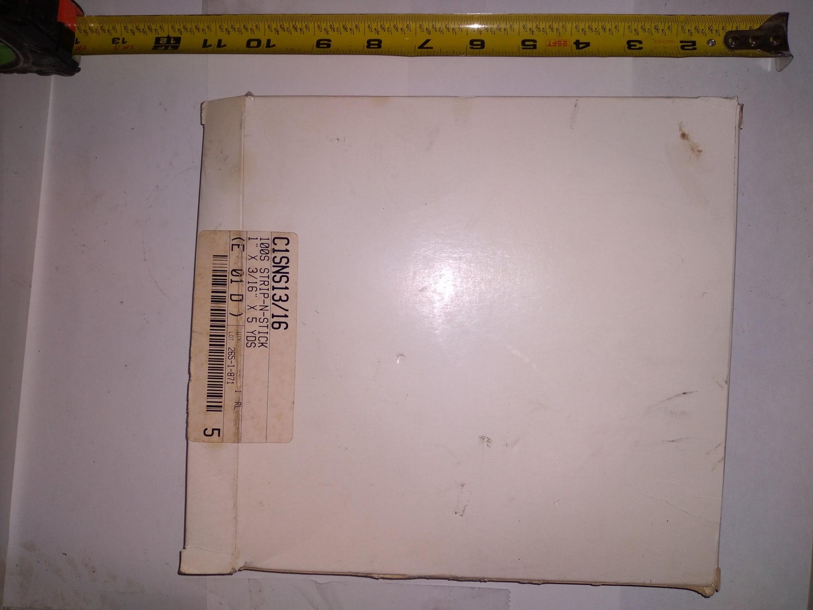 C1SNS13/16 100S STRIP-N-STICK 1″ X 3/16″ X 5 YDS Saint-Gobain 100S Strip-N-Stick