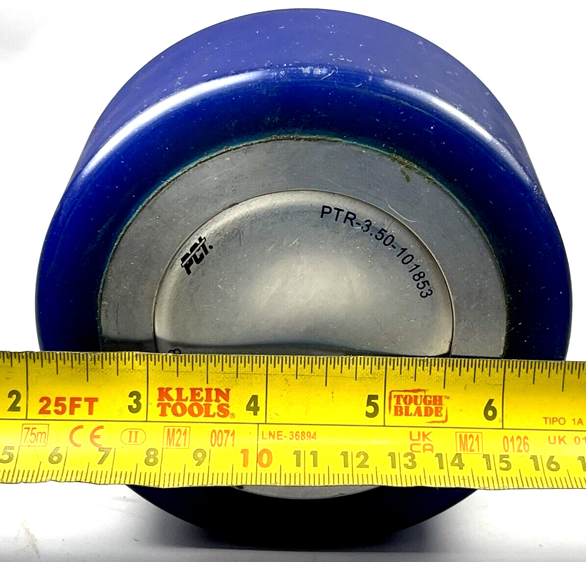 PCI ProCal PTR-3.50-101853 Track Roller Bearing 1/2″ Rubber Coat, 4-1/2″ 4.50 OD