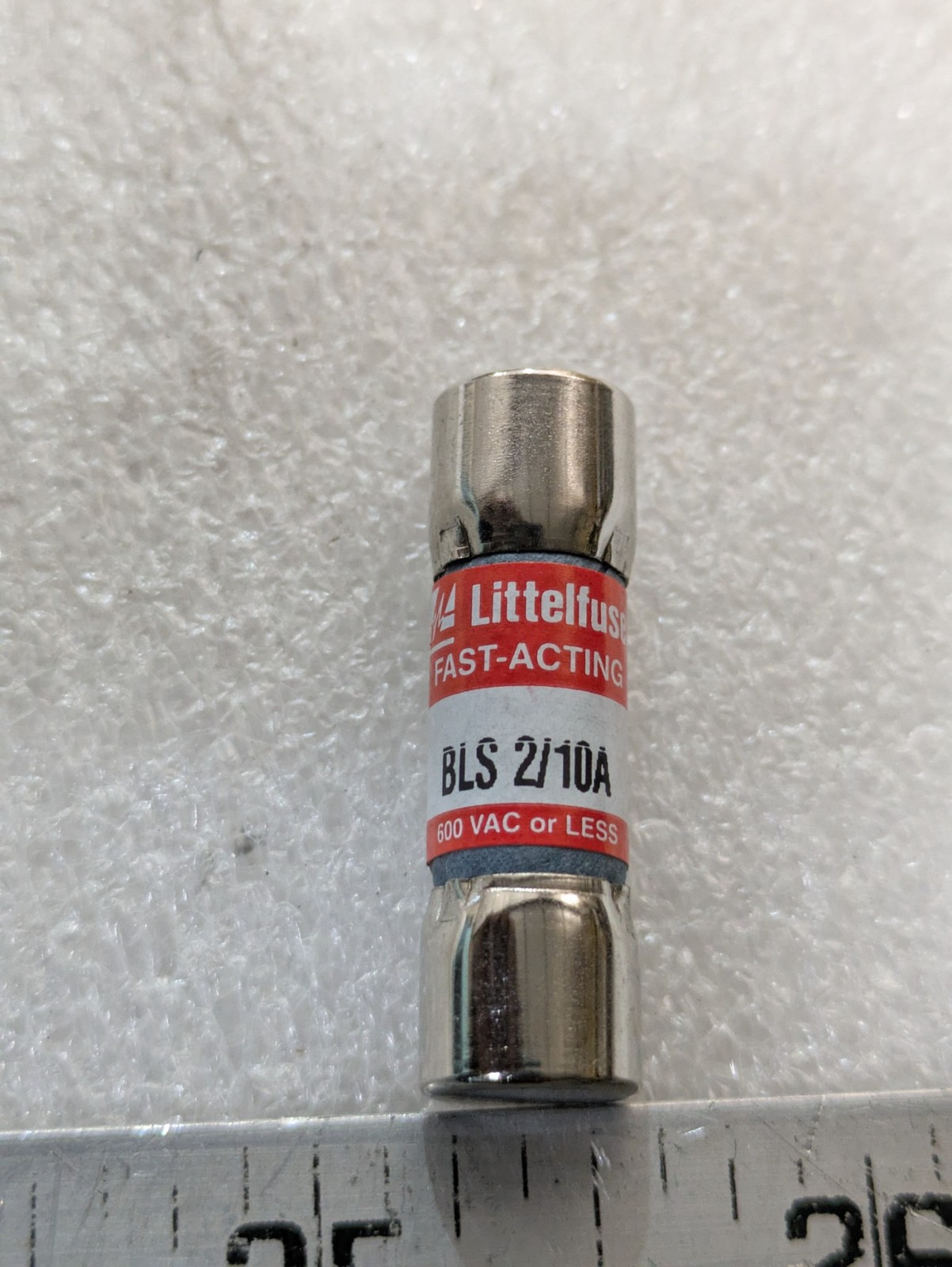 Littelfuse BLS-2/10 Fast-Acting Midget Fuse 0.2A 600VAC New Lot of 10