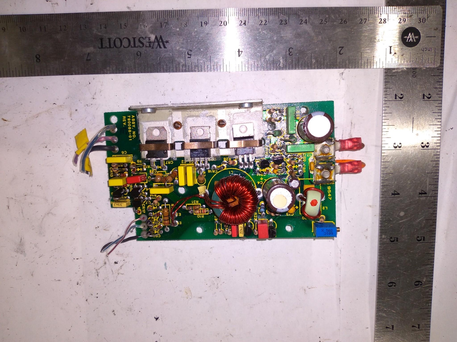 K-tron MC1368B Power Supply Board 510088 Rev.B